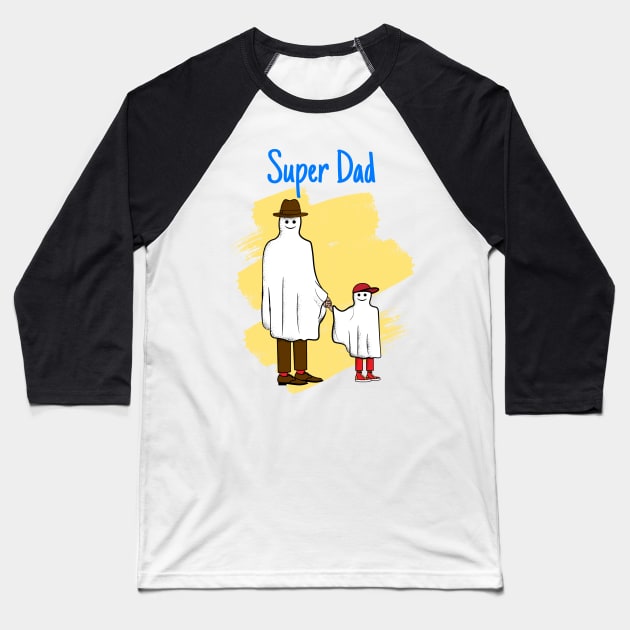 Super Dad Baseball T-Shirt by I Love My Family